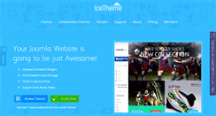 Desktop Screenshot of icetheme.com